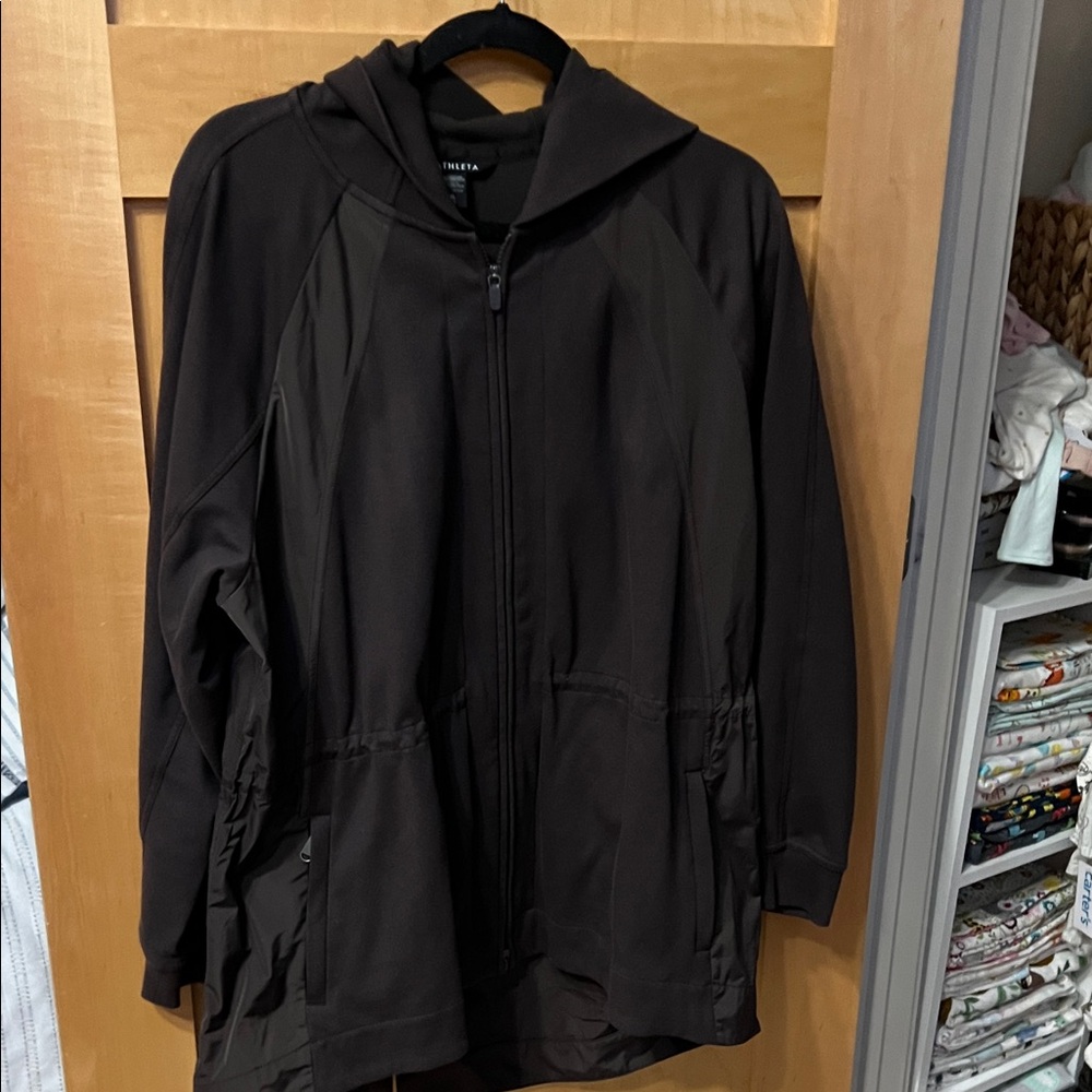 Athleta Brown Zip-Up Jacket